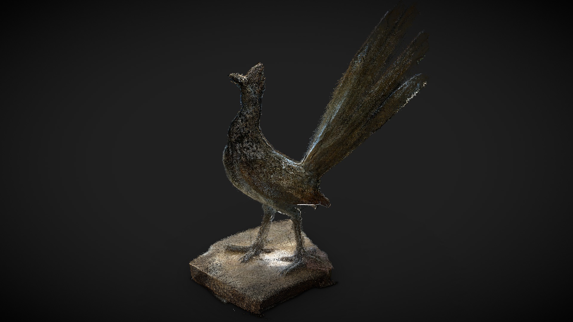 3D model Bird Statue - This is a 3D model of the Bird Statue. The 3D model is about a statue of a bird.