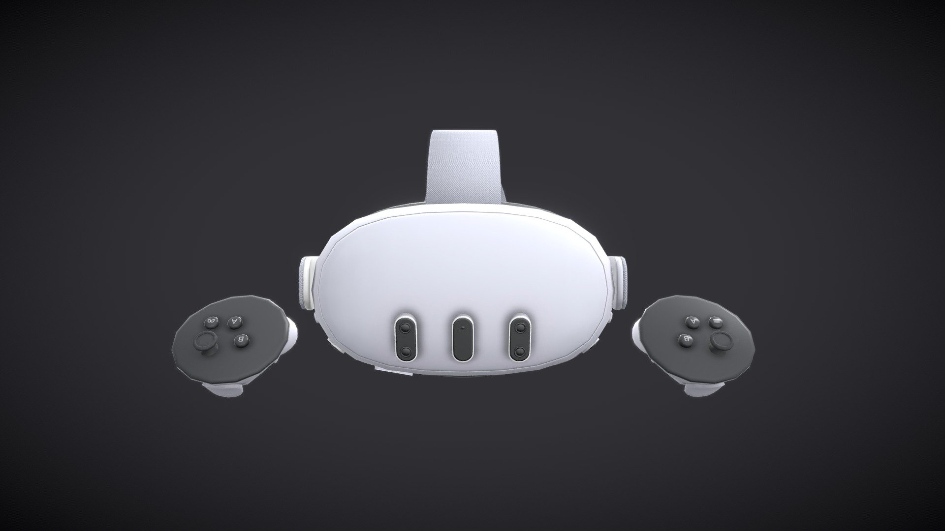 Meta Quest 3 Buy Royalty Free 3D model by StellarX [04e1353] Sketchfab Store