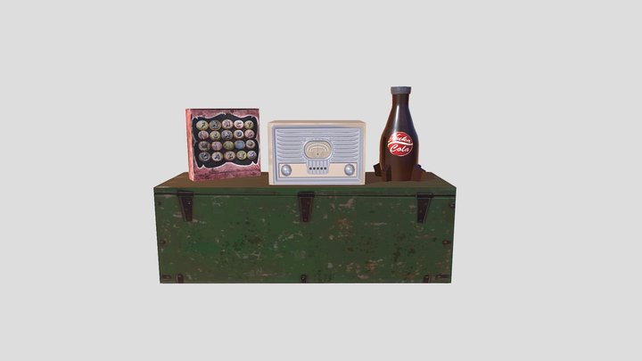 fallout scene for maya 3D Model