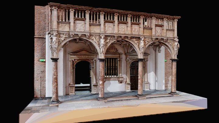 Doksaal Cunerakerk Rhenen 3D Model