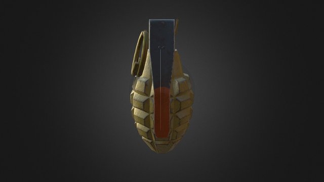 MK2 Grenade 3D Model