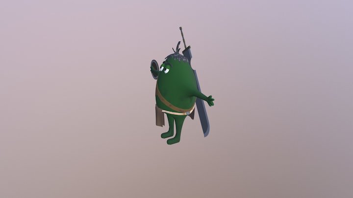 Personaje estilo cartoon 3D Model