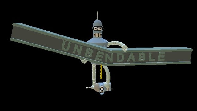 Futurama BENDER UNBENDABLE 3D Model
