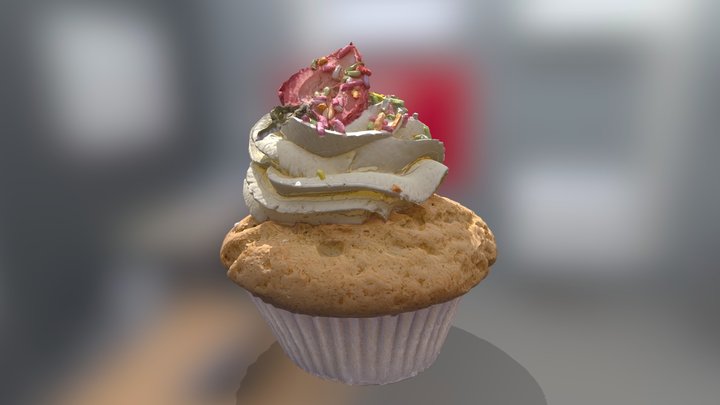 Ordinary vanillia cupcake - 1y of photogrammetry 3D Model