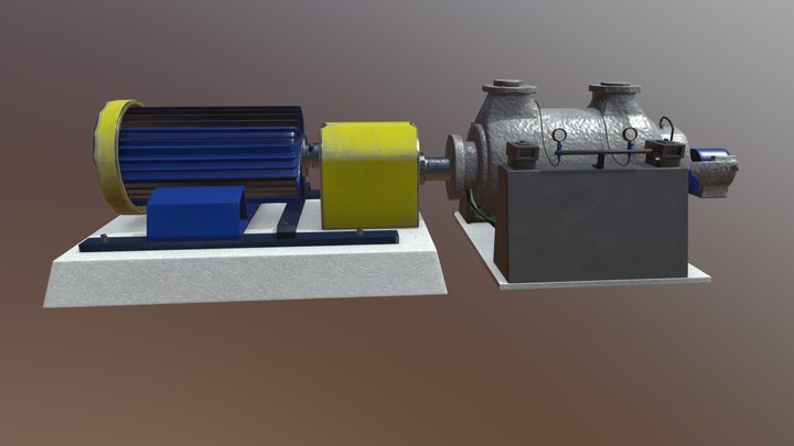 Water Pump 3D Model