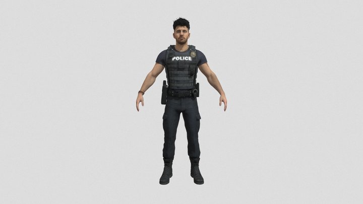 agent shaw 3D Model