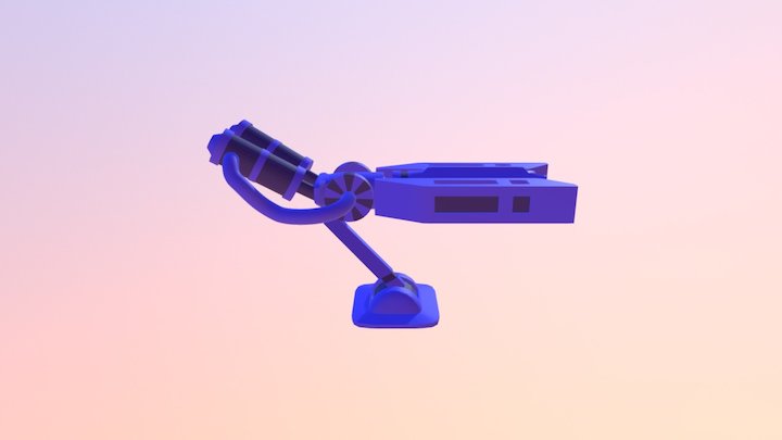 Nano Turret 3D Model