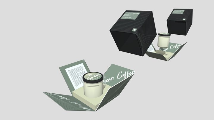 Embalagem hidratante corporal Nespresso 3D Model