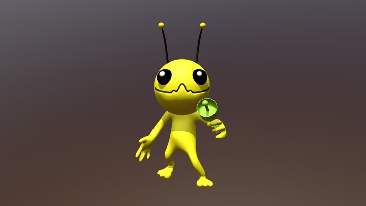 Alien Hominid 3D Model 3D Model