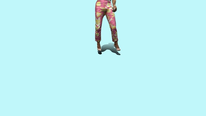 Dancing Twerk 3D Model