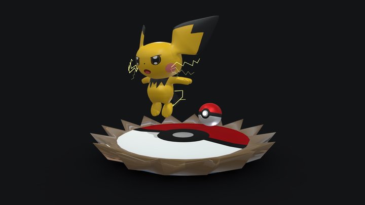 PICHU - POKEMON 3D Model