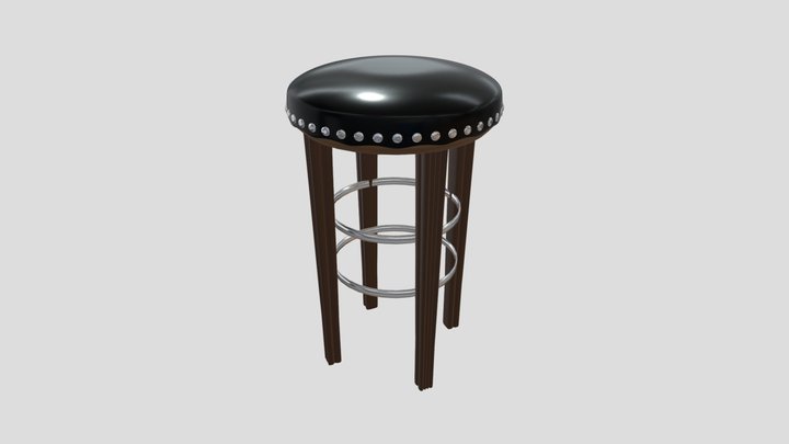Bar Stool 3D Model