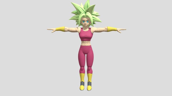 Kefla dragon ball super 3D Model