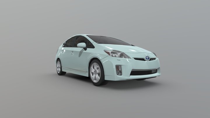 Toyota Prius 2012 3D Model
