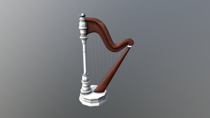 Harpe 3D Model
