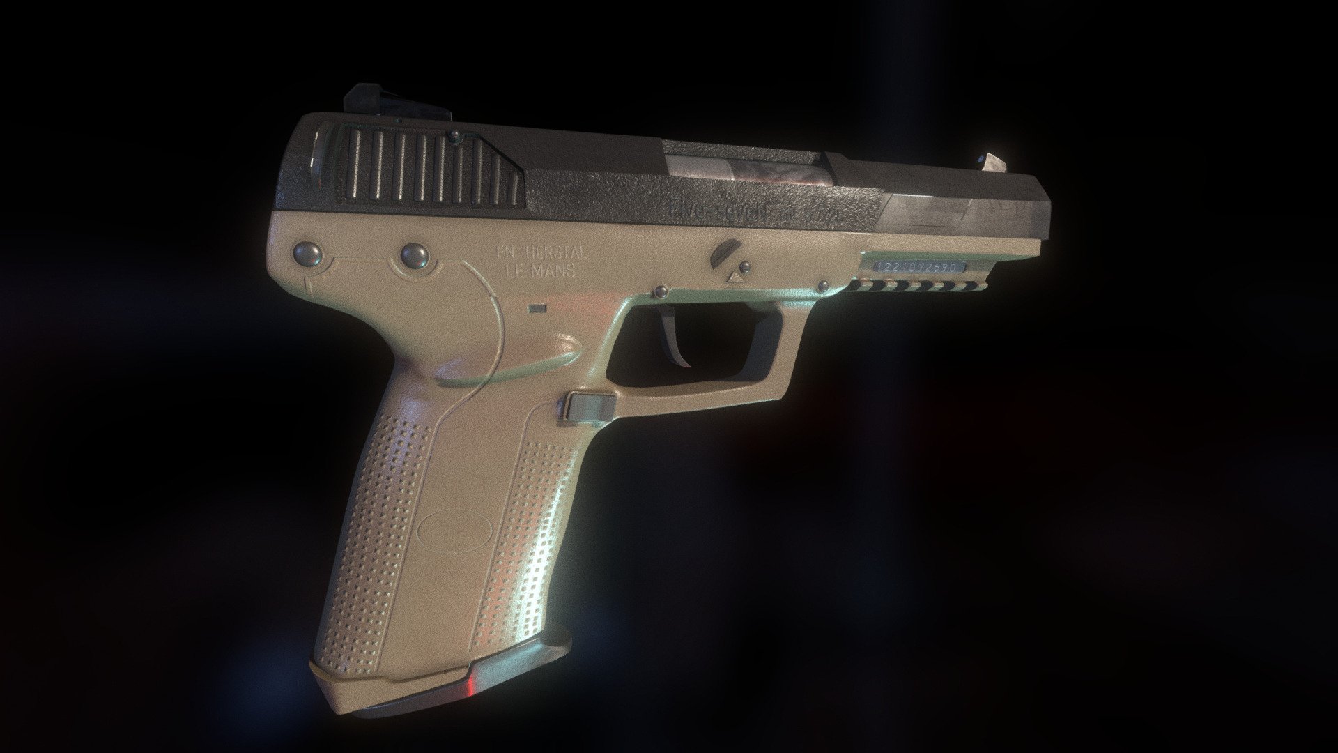 Five SeveN - Download Free 3D model by Basile Penuelas ...