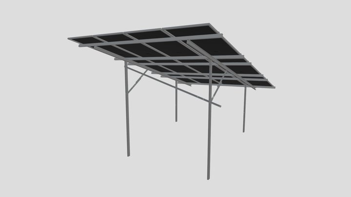 Estrutura Solo - (Biposte) 3D Model