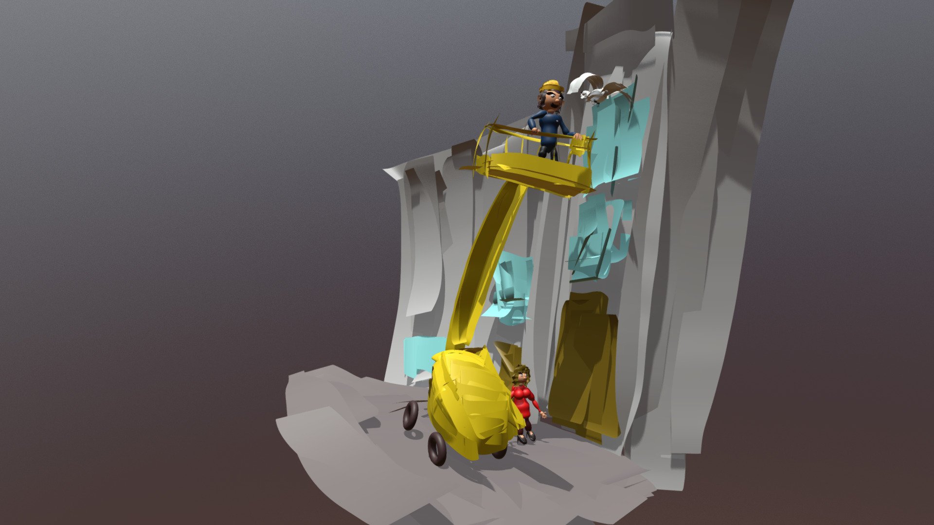 Coolpaintr Aerial platform