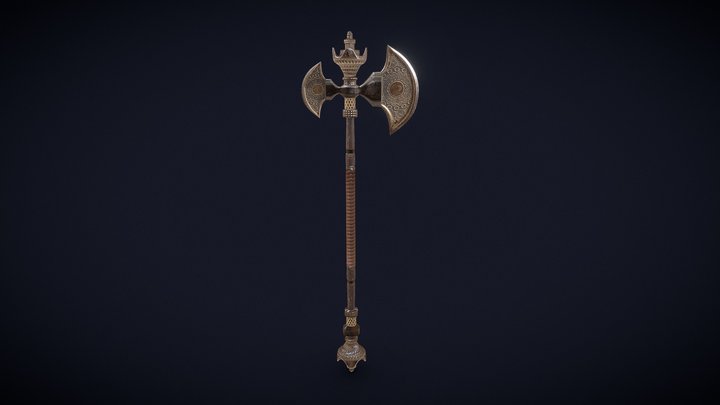 Upholder of Dharma, Axe 3D Model