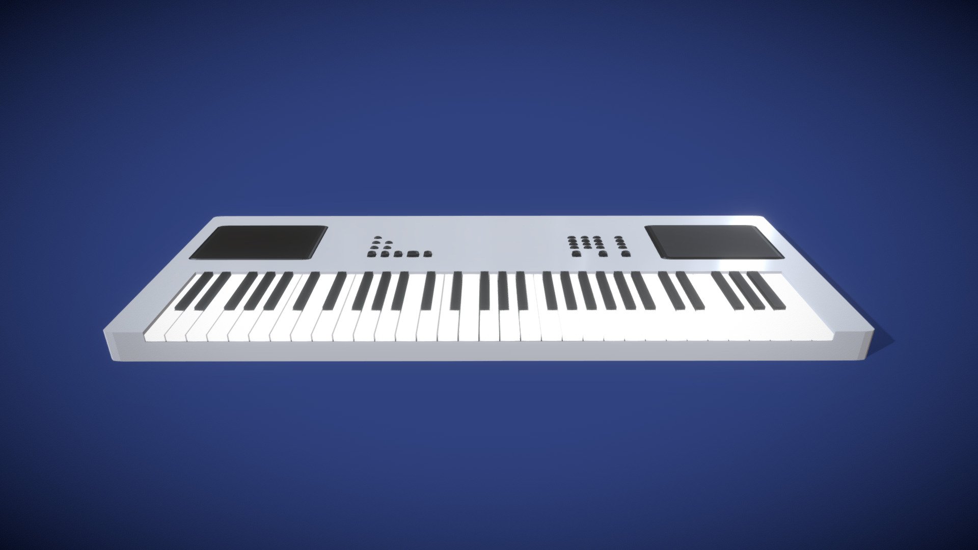 Electronic piano Download Free 3D model by S.Design101 [04f066e