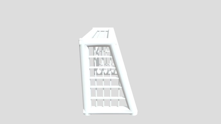 Hockey Net 3D Model