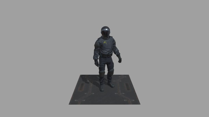 SCP Containment Guard 3D Model