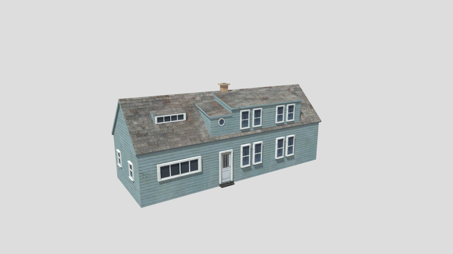 Low Poly City House