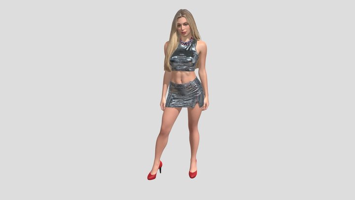 shiny 3D Model