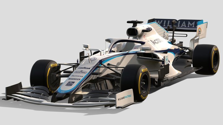 2020 F1 Whilliams FW43 – Gratis 3D-model STL