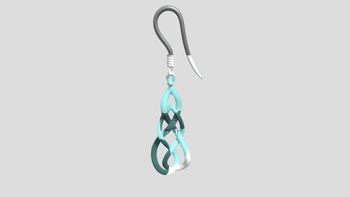 DS_ Earring_1 3D Model