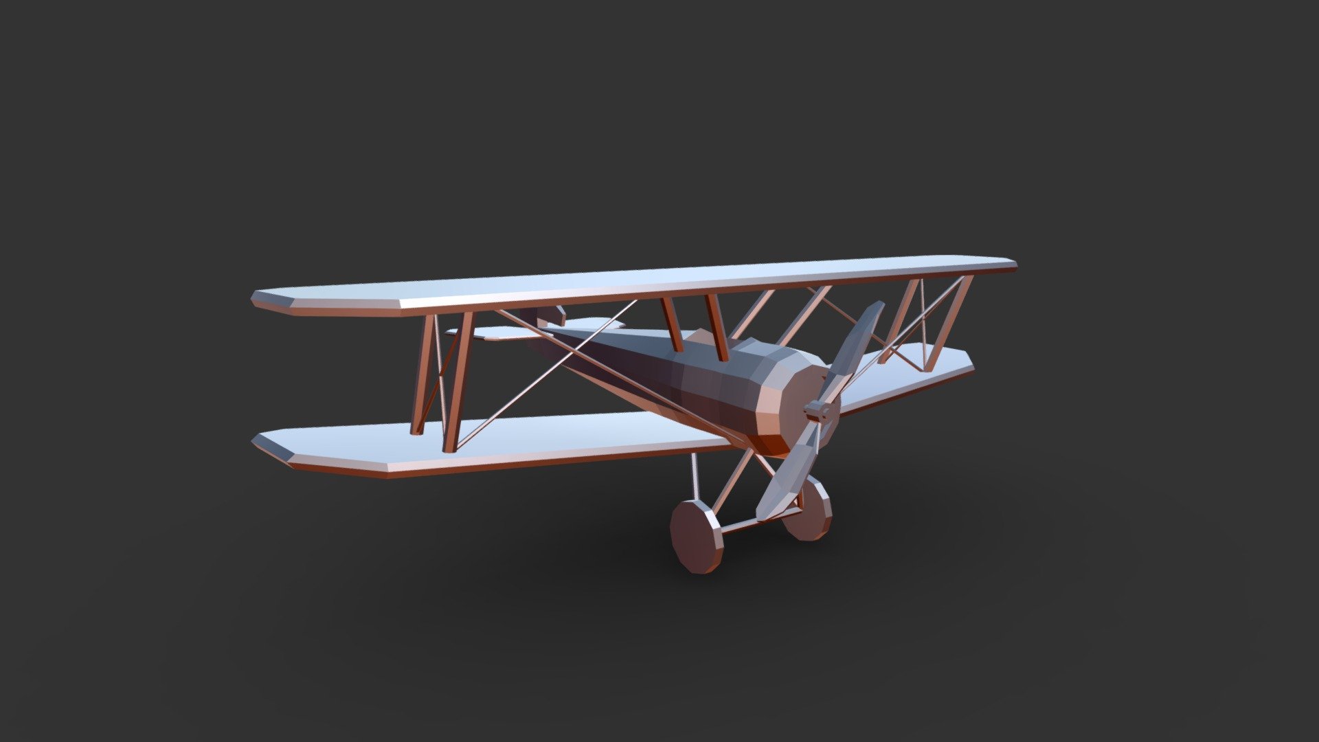 Pesawat Double - 3D model by heyrich [04f2f8d] - Sketchfab