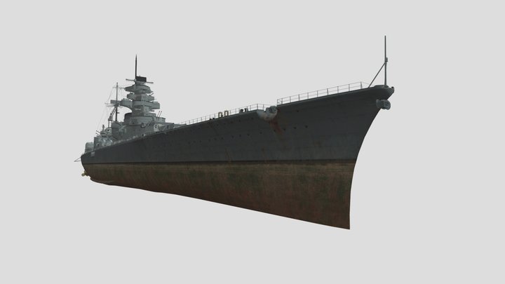 Uss indianapolis 3D Model