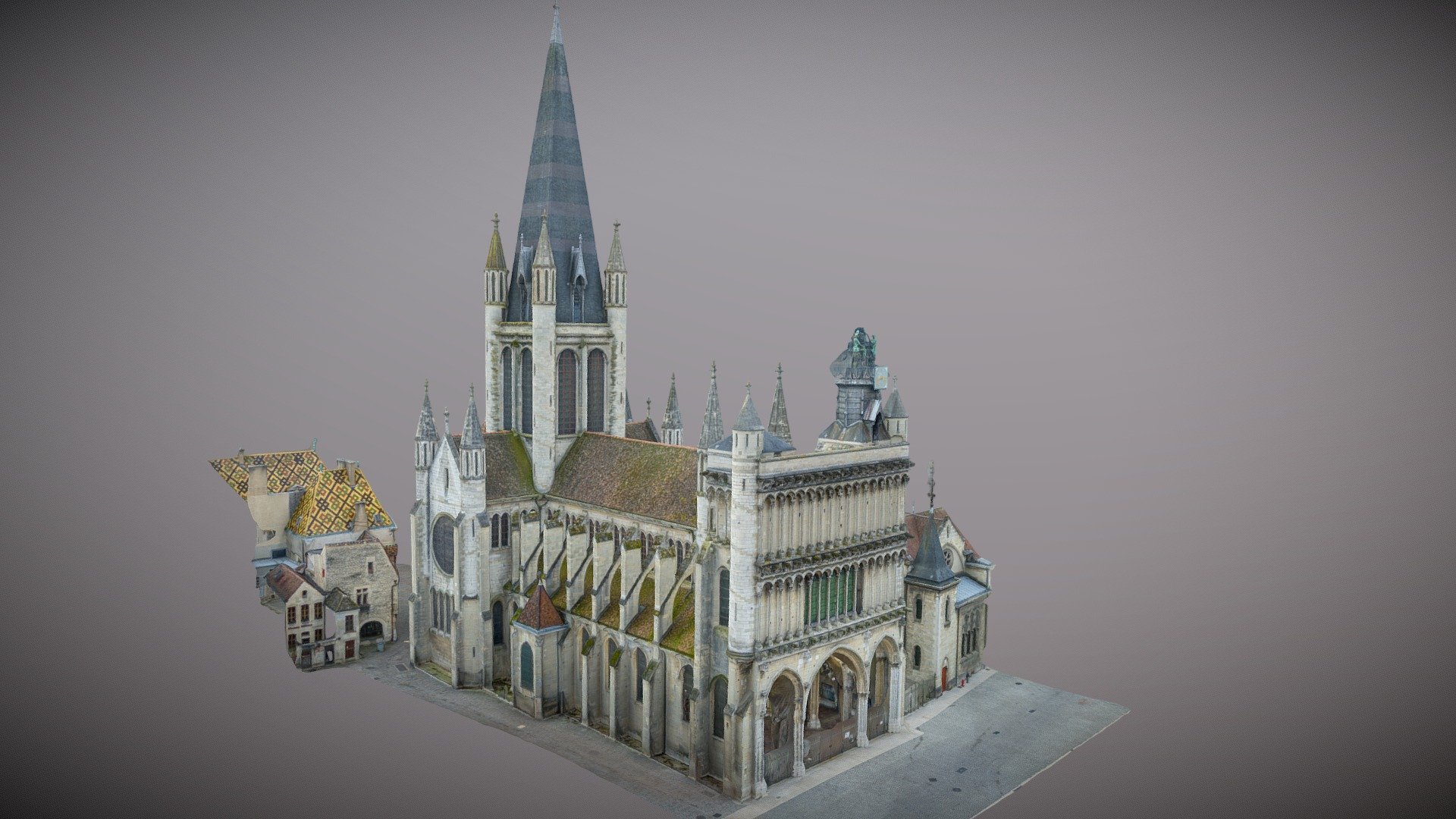 Eglise Notre Dame _ Dijon - 3D model by geocapture [04f33ad] - Sketchfab