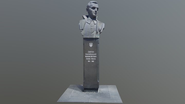 Dmytro Klyachkivsky (Klym Savur) Monument 3D Model