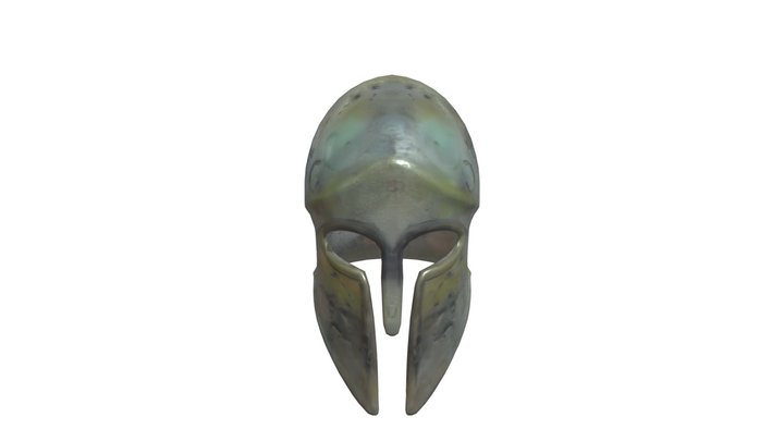 Ancient Greek Helmet 3 3D Model