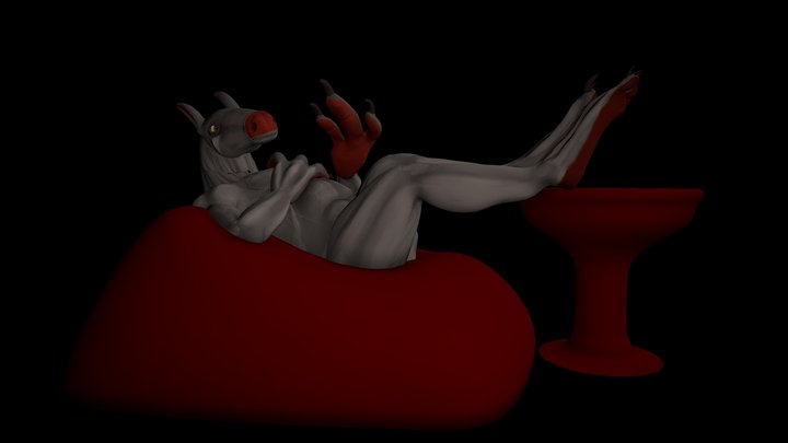 Tamandua man 3D Model