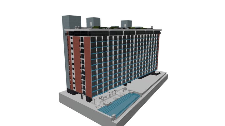 Capri Exterior 02 3D Model