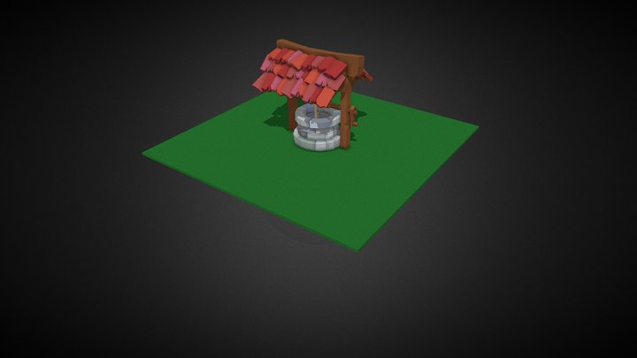 Low poly well