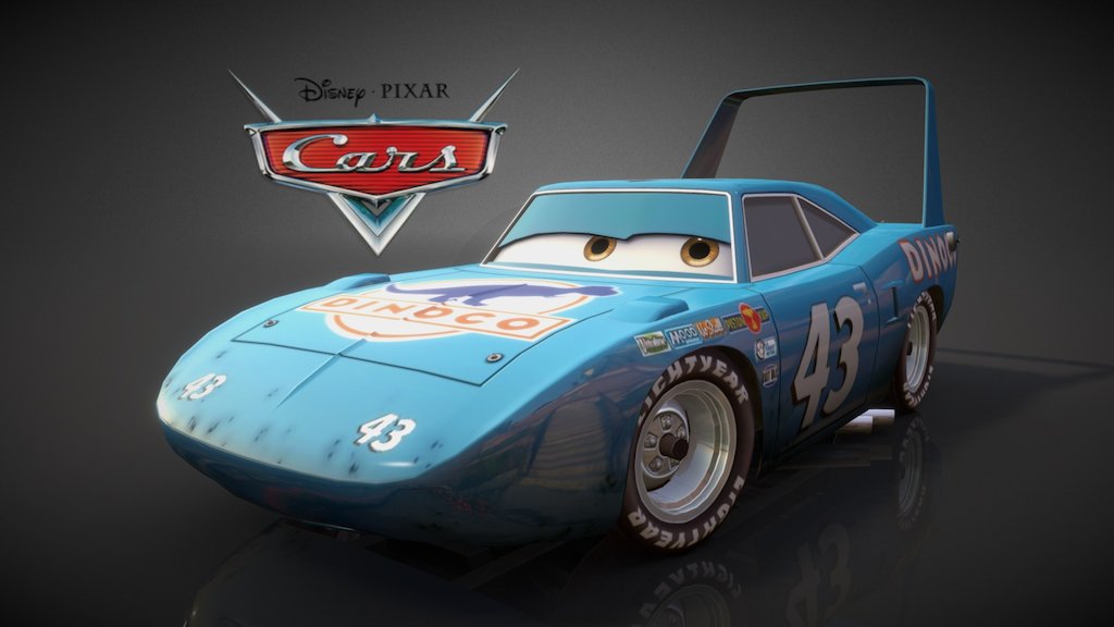 the king pixar cars