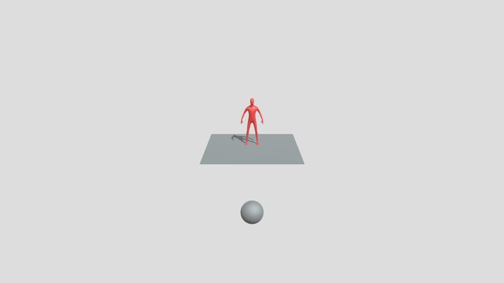 Jump Animation 3D Model