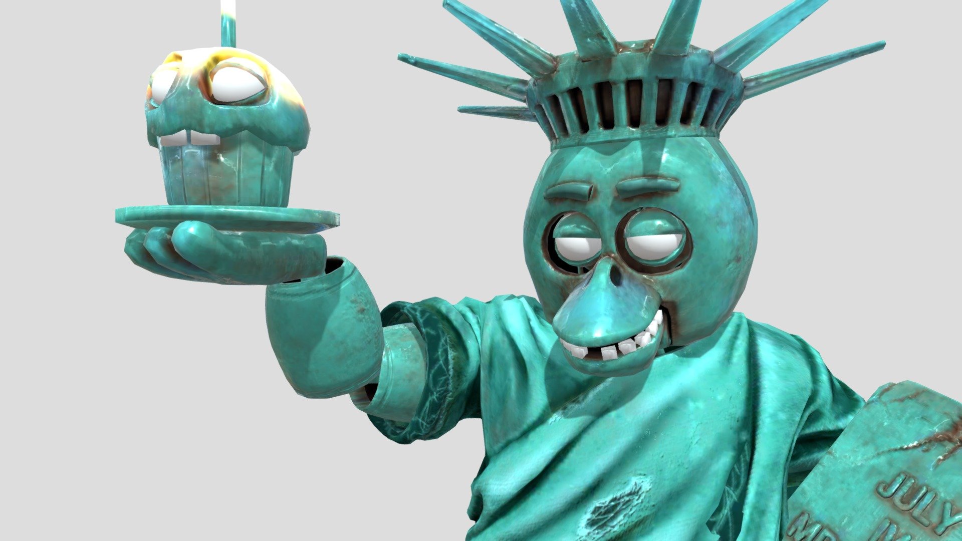 Fnaf Ar Statue Of Liberty Chica Is Here Youtube vrogue.co