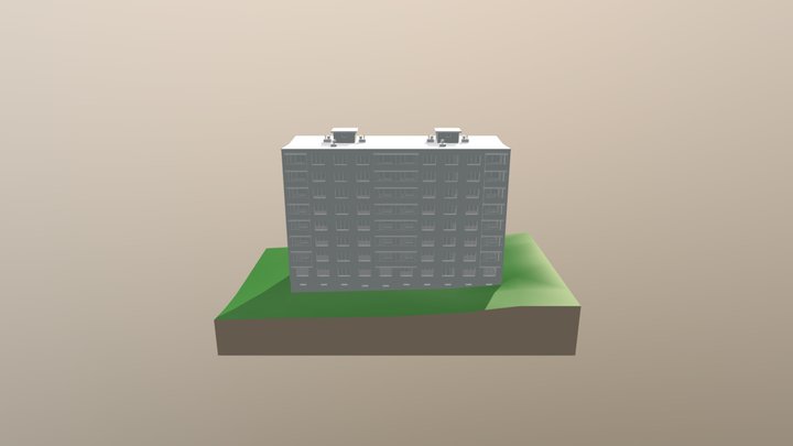 Bytový dům Liškova 3D Model