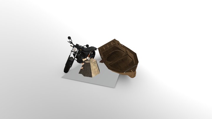 DAE 5 Finished props - Forest Loner 3D Model
