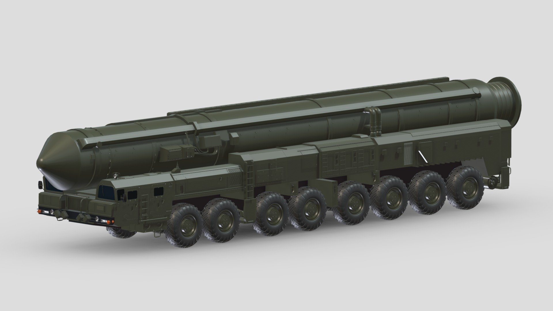 RS-28 Sarmat - 3D Model By Frezzy (@frezzy3d) [04f8796] - Sketchfab