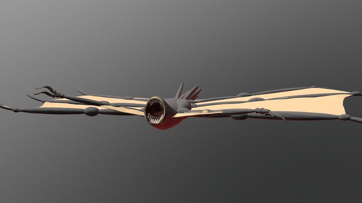 Demobat (stranger things s4) 3D Model