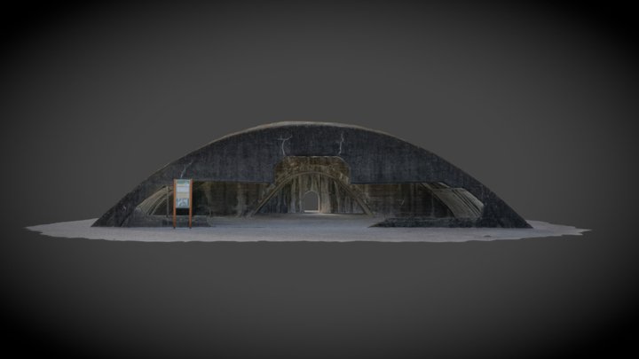 前浜5号掩体(軽量版) 3D Model