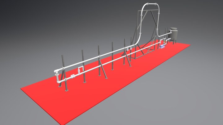 Hilly Terrain 3D Model