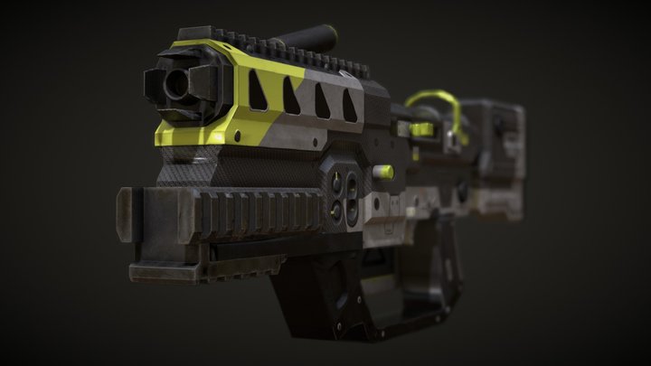 Side Winder: Titan Fall 3D Model