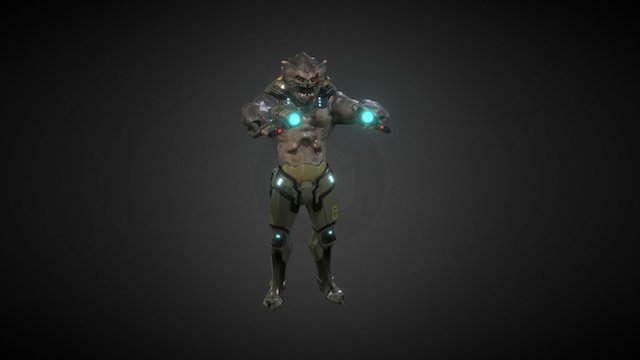 Alien Lord 3D Model