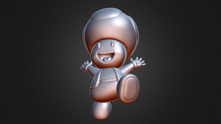 PRINT 3D Toad 3D Model